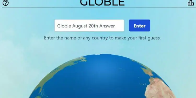 Globle August 20th Answer Today