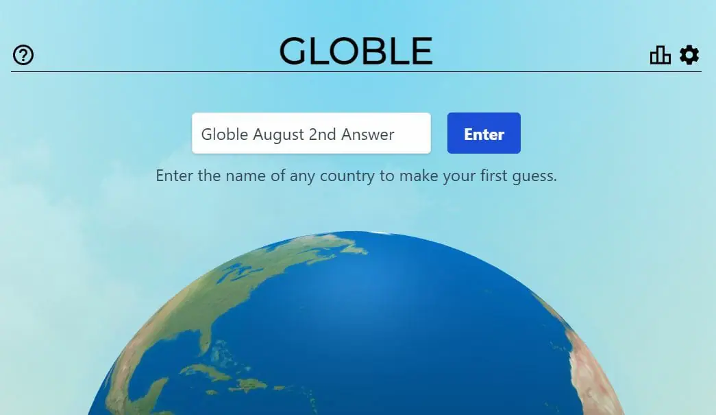 Globle August 2nd Answer Today
