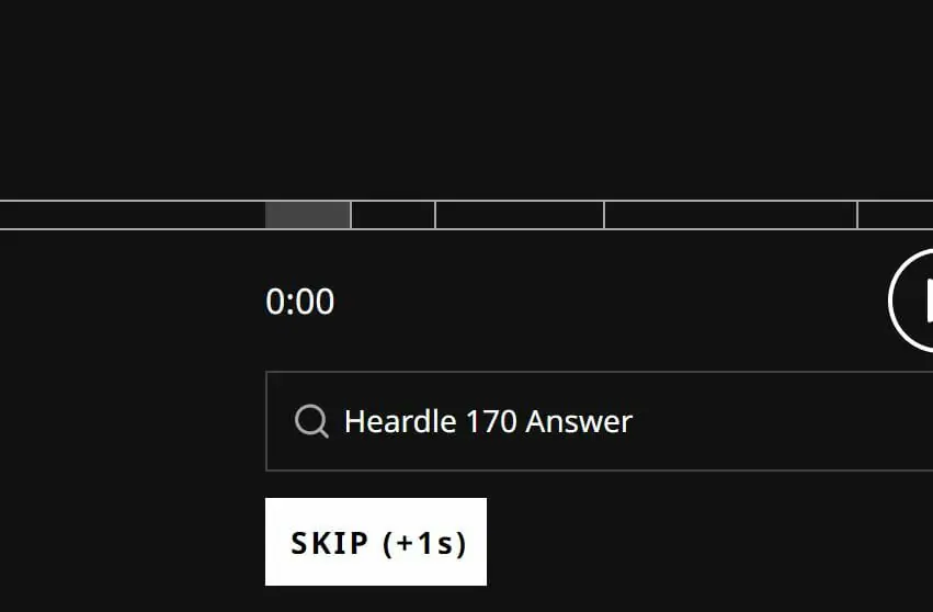 Heardle August 13 Answer 2022 Today Hints 170