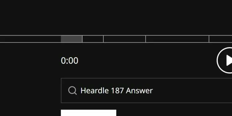 Heardle August 30th Answer Today Hints 187