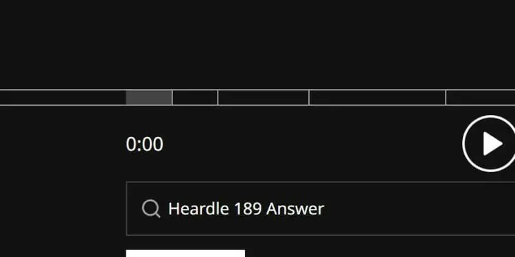Heardle September 1 2022 Answer