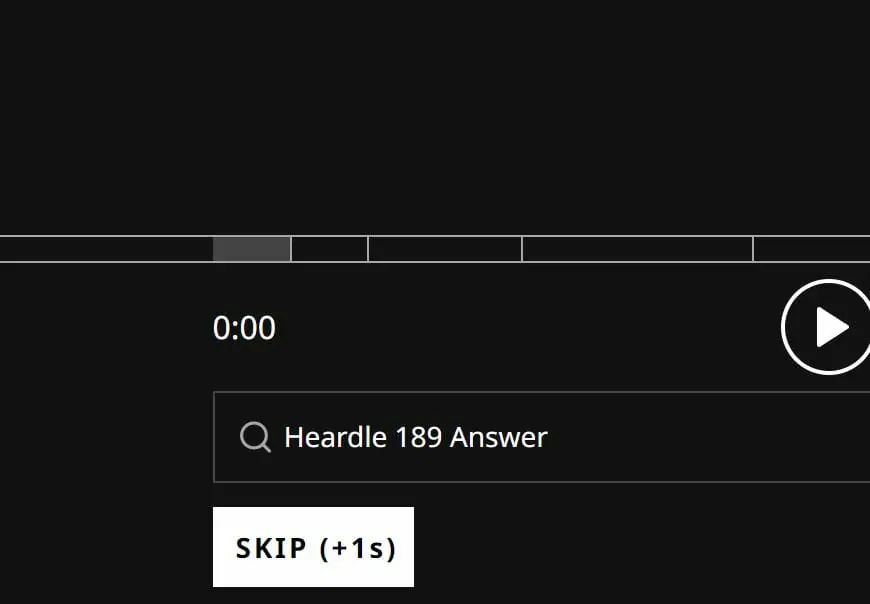 Heardle September 1 2022 Answer