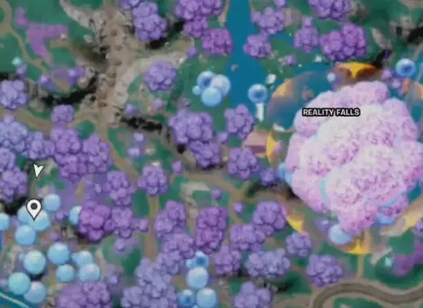 Mushroom Obstacle Course Fortnite Map Location