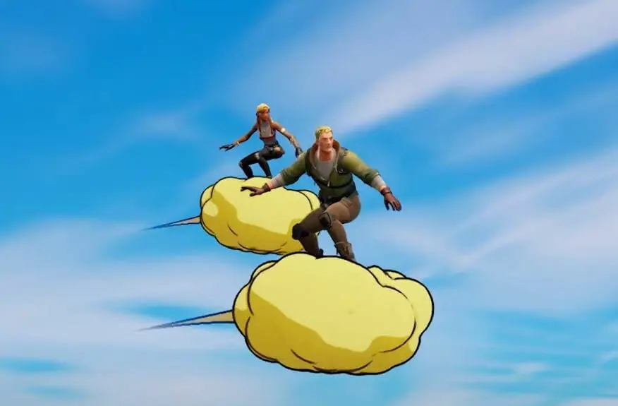 Nimbus Cloud Kamehameha Fortnite Spawn Locations Where to Find