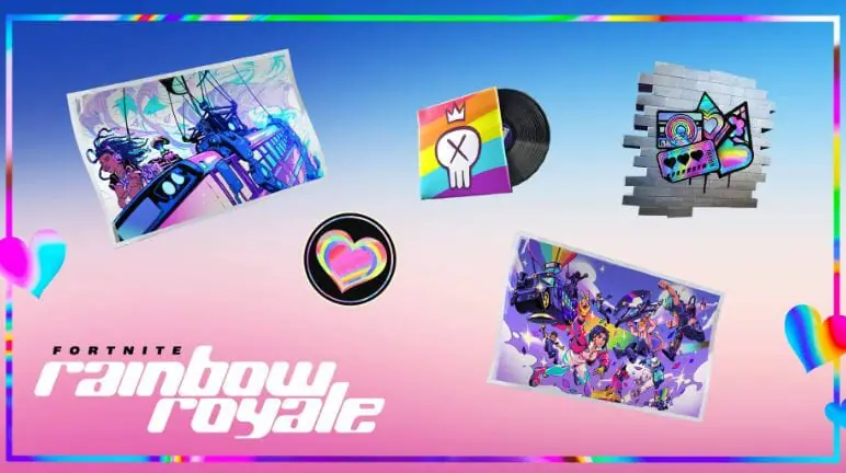 Rainbow Royale Fortnite Event 2022 Free Cosmetics