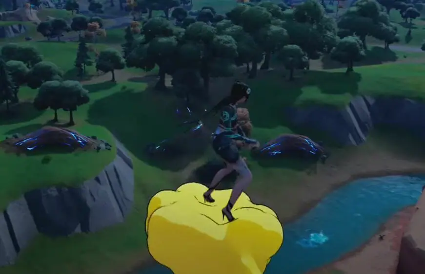 How to Travel Distance Riding a Nimbus Cloud in Fortnite