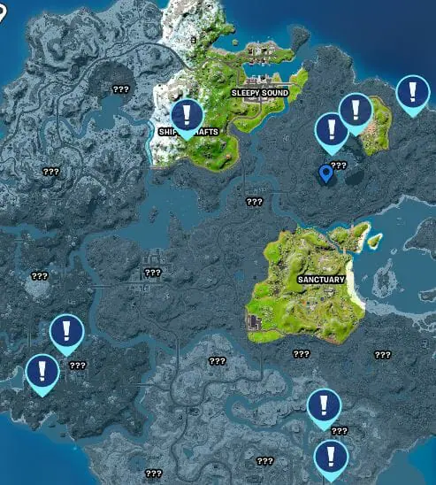 Versus Board Fortnite Locations
