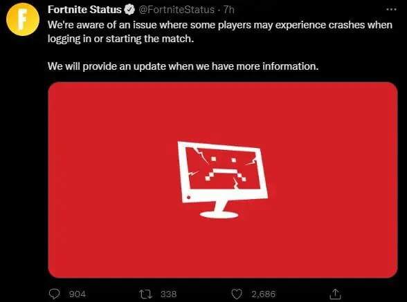 Why is my Fortnite crashing August 16
