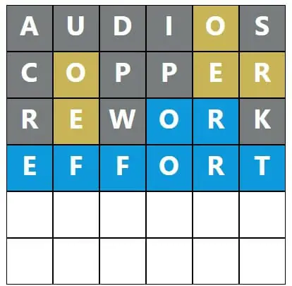 Word Hurdle Afternoon Answer - 28th August 2022
