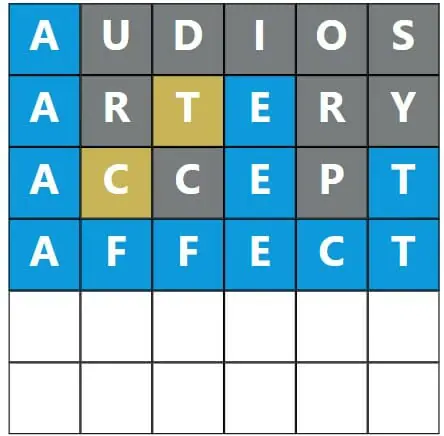 Word Hurdle Morning Answer - 27th August 2022