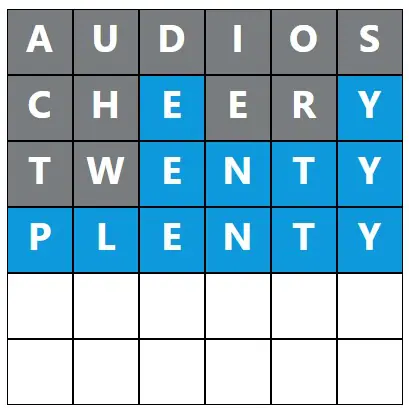 Word Hurdle Morning Answer - 28th August 2022