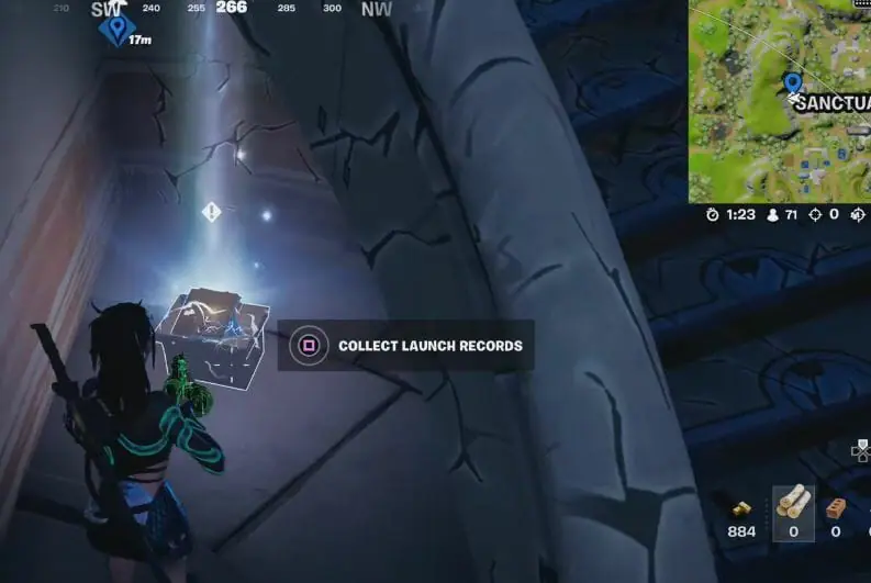 the foundations launch records locations Fortnite