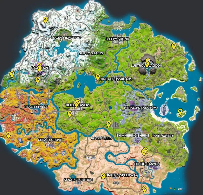 All Low and High Security Vault Locations in Fortnite