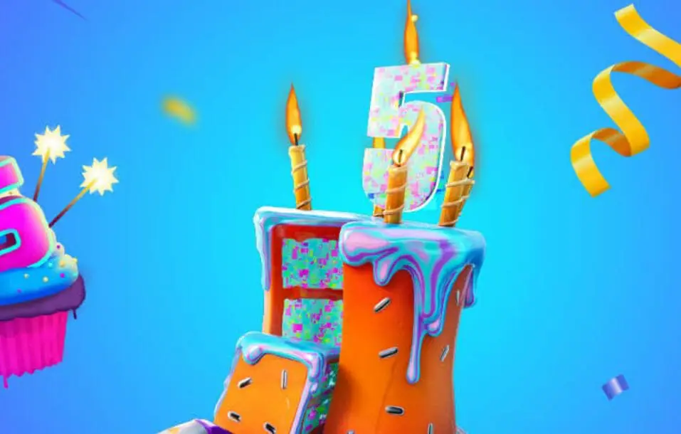 Consume Birthday Cake in Different Matches Fortnite