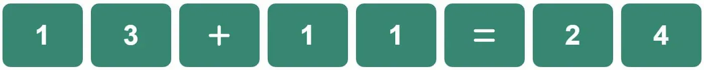 Daily Bi-Nerdle Answer 1 - 13th September 2022