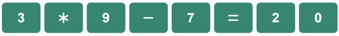 Daily Bi-Nerdle Answer 1 - 18th September 2022