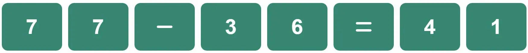 Daily Bi-Nerdle Answer 1 - 1st October 2022