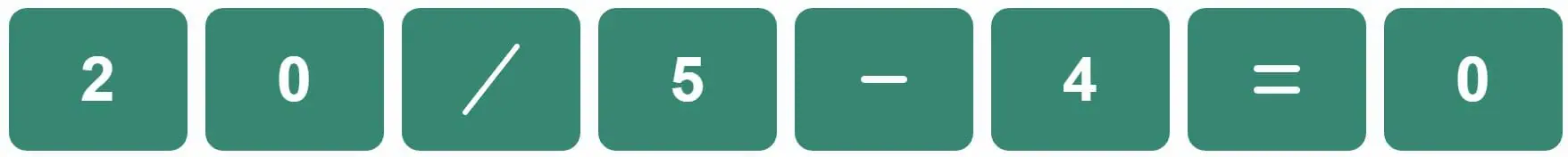 Daily Bi-Nerdle Answer 1 - 21st September 2022