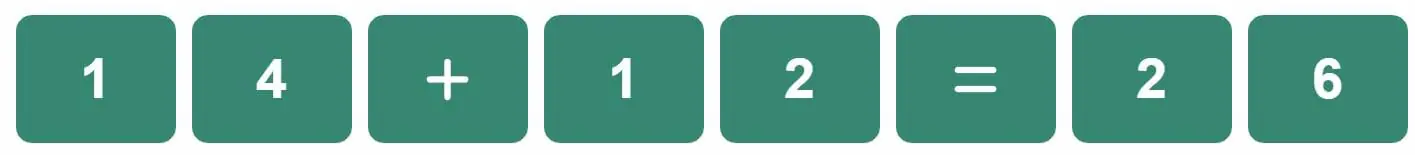 Daily Bi-Nerdle Answer 1 - 27th September 2022
