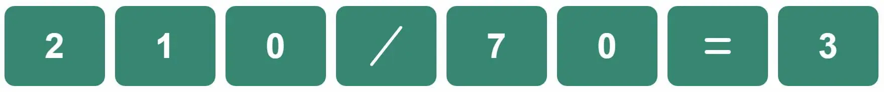Daily Bi-Nerdle Answer 1 - 30th September 2022