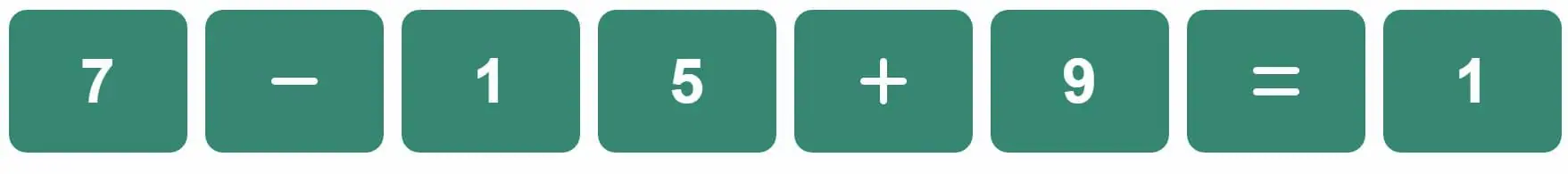 Daily Bi-Nerdle Answer 1 - 6th September 2022