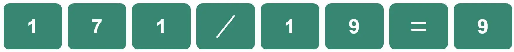 Daily Bi-Nerdle Answer 1 - 7th September 2022