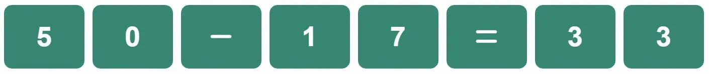 Daily Bi-Nerdle Answer 2 - 19th September 2022