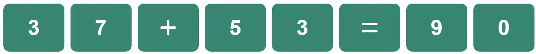 Daily Bi-Nerdle Answer 2 - 9th September 2022