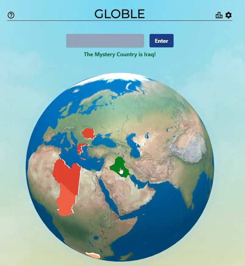 Daily Globle Answer - 13th September 2022
