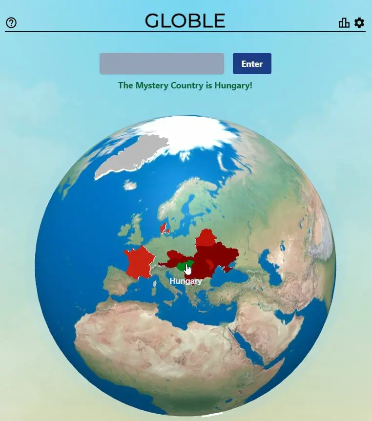 Daily Globle Answer - 1st October 2022