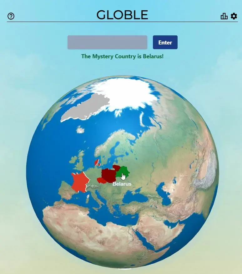 Daily Globle Answer - 21st September 2022