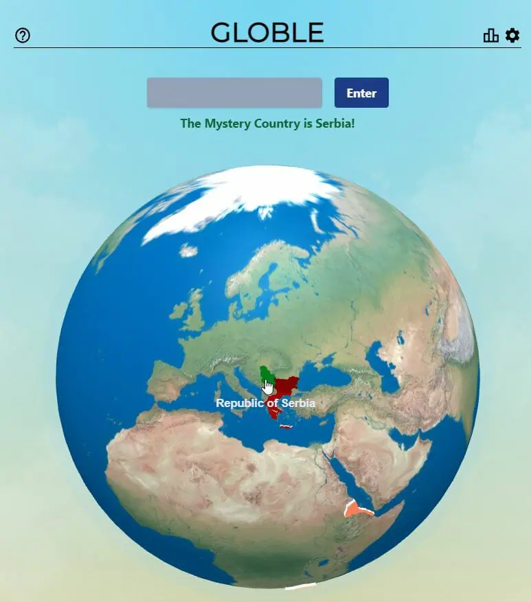 Daily Globle Answer - 22nd September 2022