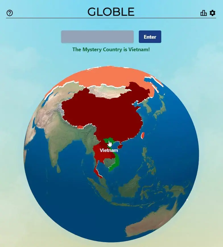 Daily Globle Answer - 4th September 2022