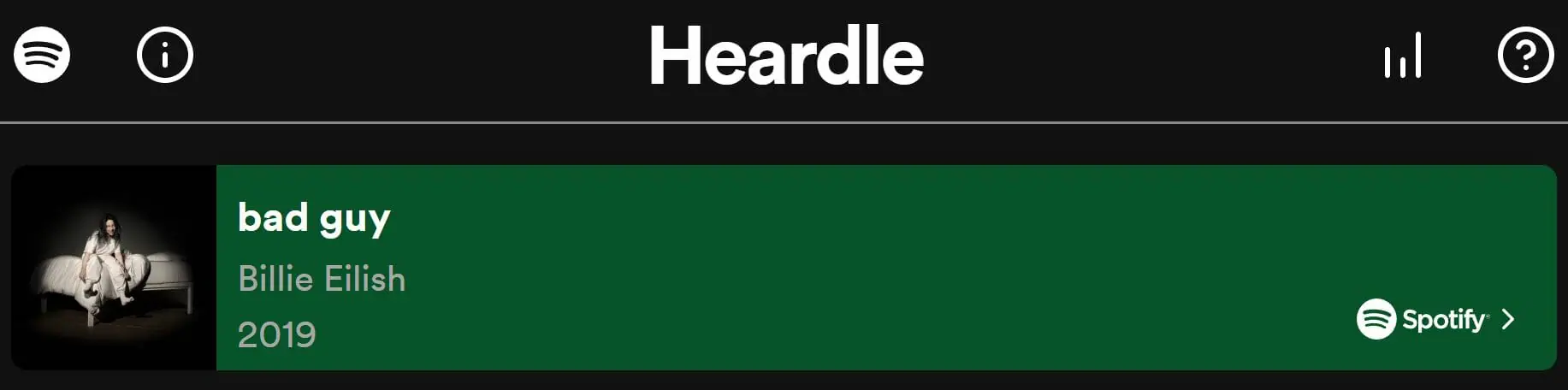 Daily Heardle Answer - 13th September 2022