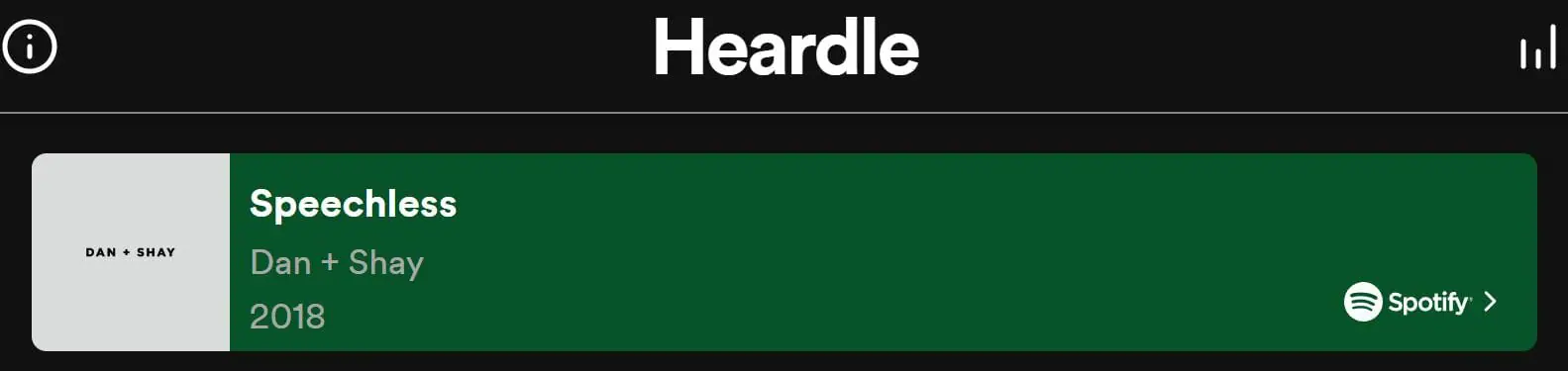 Daily Heardle Answer - 18th September 2022