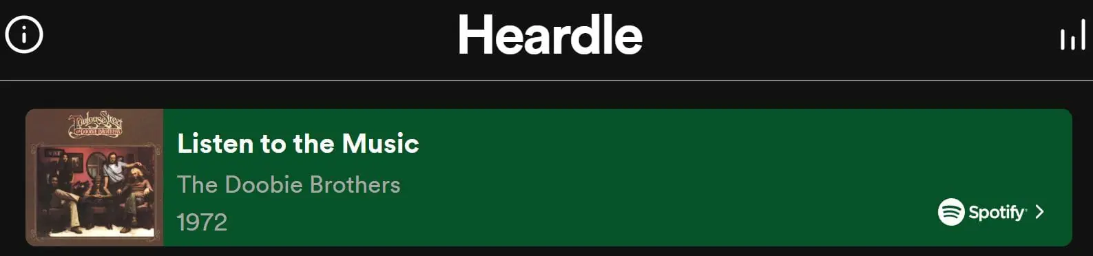 Daily Heardle Answer - 20th September 2022