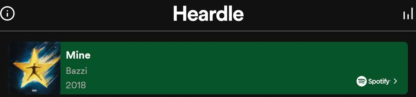Daily Heardle Answer - 21st September 2022