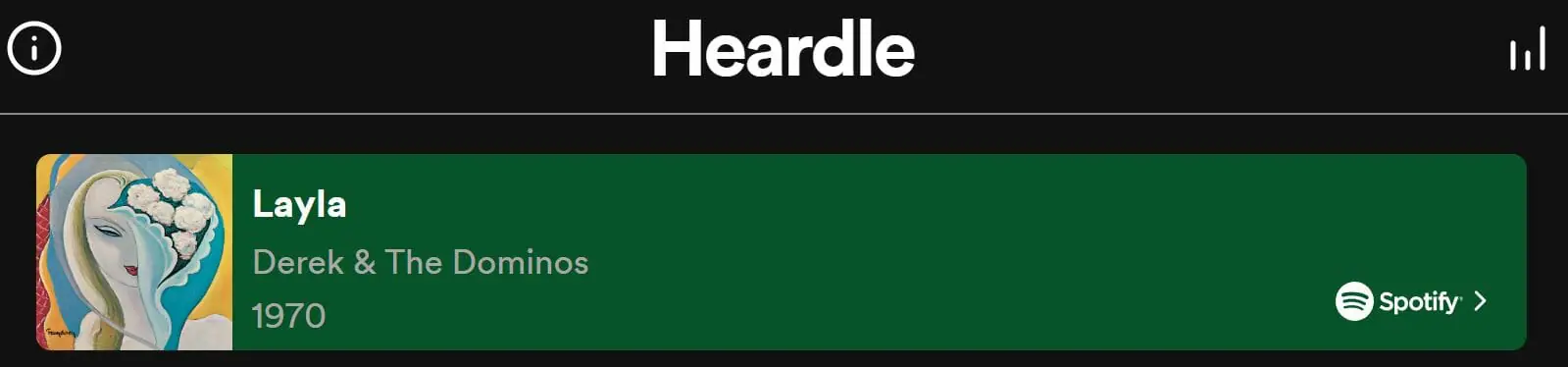 Daily Heardle Answer - 24th September 2022