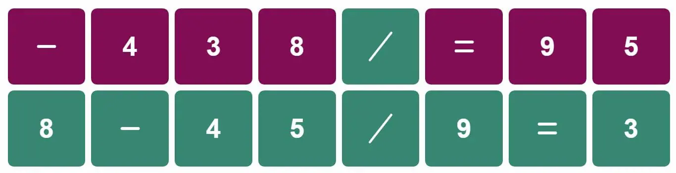 Daily Instant Nerdle Answer - 1st September 2022