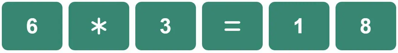 Daily Mini Bi-Nerdle Answer 1 - 12th September 2022