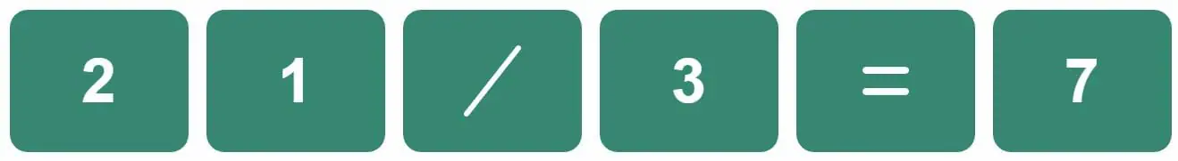 Daily Mini Bi-Nerdle Answer 1 - 17th September 2022