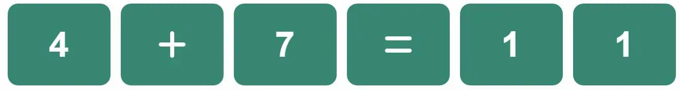Daily Mini Bi-Nerdle Answer 1 - 18th September 2022