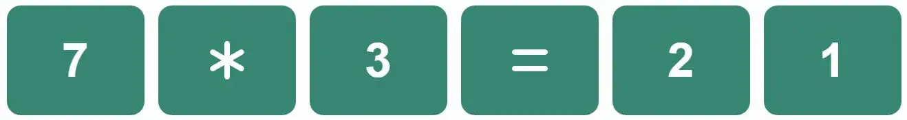 Daily Mini Bi-Nerdle Answer 1 - 19th September 2022