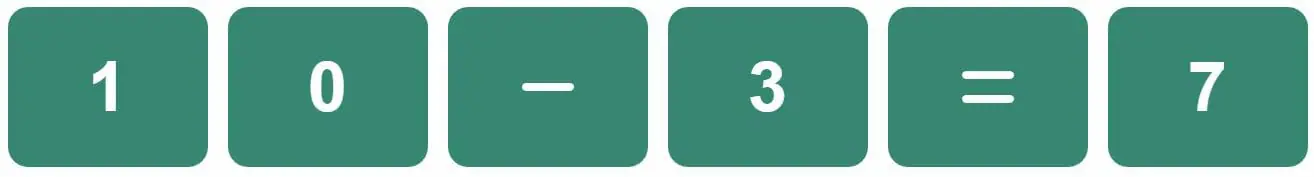 Daily Mini Bi-Nerdle Answer 1 - 21st September 2022