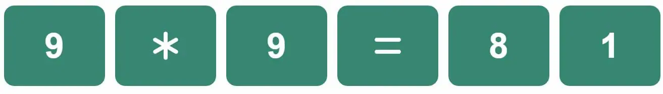 Daily Mini Bi-Nerdle Answer 1 - 23rd September 2022