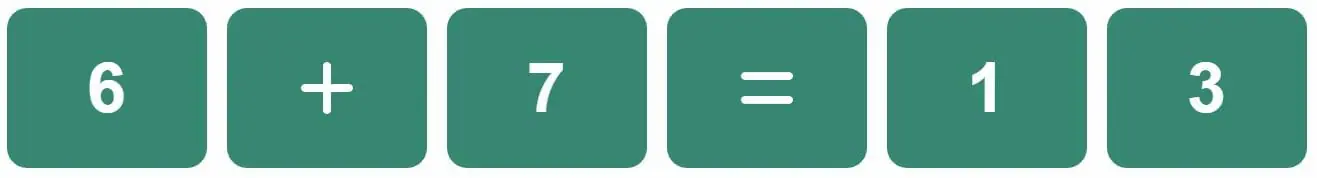 Daily Mini Bi-Nerdle Answer 1 - 6th September 2022