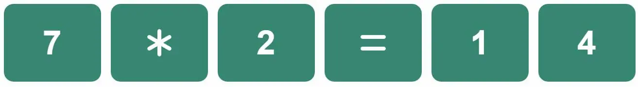 Daily Mini Bi-Nerdle Answer 1 - 7th September 2022