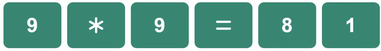 Daily Mini Bi-Nerdle Answer 2 - 13th September 2022