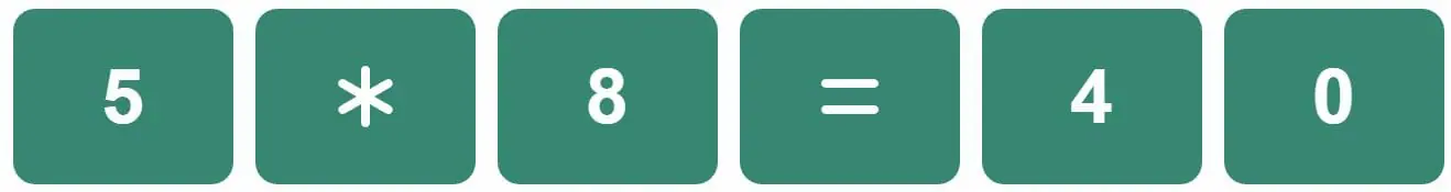 Daily Mini Bi-Nerdle Answer 2 - 1st October 2022