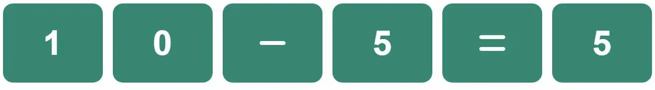 Daily Mini Bi-Nerdle Answer 2 - 20th September 2022